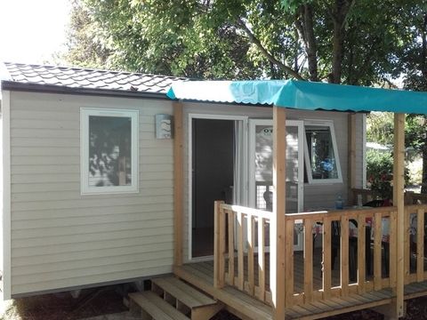 MOBILE HOME 4 people - Mobile-home 20m² + semi-covered wooden terrace 8m². 2/4 persons