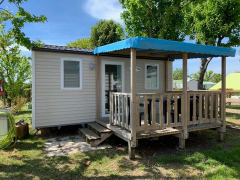 MOBILE HOME 4 people - Mobile-home 20m² + semi-covered wooden terrace 8m². 2/4 persons