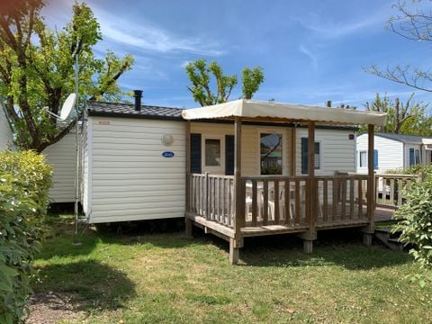 MOBILE HOME 6 people - Mobile-home 30m² + semi-covered wooden terrace 12m² 4/6 pers