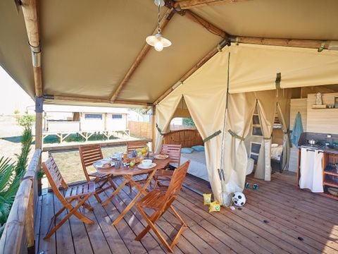 CANVAS AND WOOD TENT 5 people - Bali Lodge 2 bedrooms - 5 people