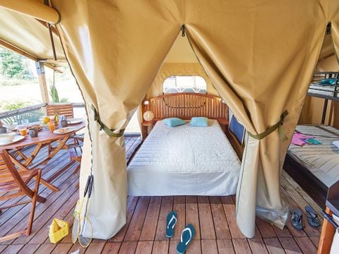 CANVAS AND WOOD TENT 5 people - Bali Lodge 2 bedrooms - 5 people