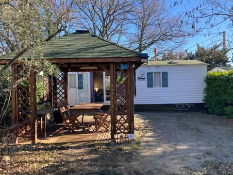 MOBILHOME 4 personnes - Laurier - climatisé - 2 chambres