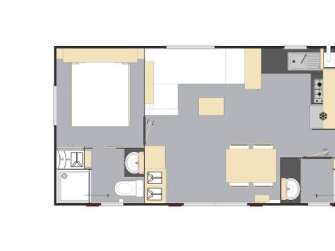 MOBILE HOME 6 people - Comfort+ - 3 bedrooms