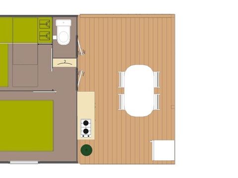 MOBILE HOME 4 people - Tithome (without bathroom)