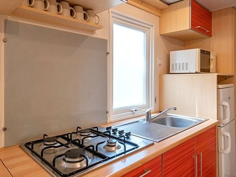 MOBILE HOME 6 people - Classic XL | 2 Bedrooms | 4/6 Pers. | Raised terrace