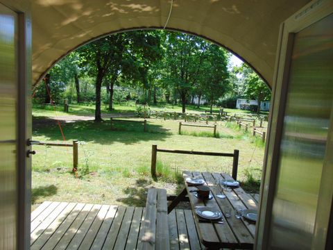 CANVAS AND WOOD TENT 4 people - Coco Sweet 16m² / 2 bedrooms - terrace (no en-suite facilities)