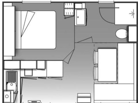 MOBILE HOME 2 people - O'Hara 18 m² (18 m²)