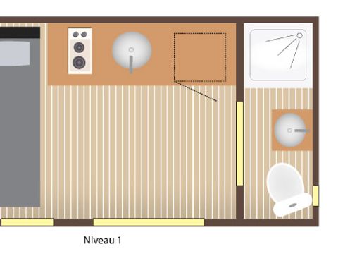 UNUSUAL ACCOMMODATION 3 people - KYARA CABIN