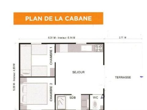 CHALET 5 personnes - CABANE PREMIUM SUR PILOTIS