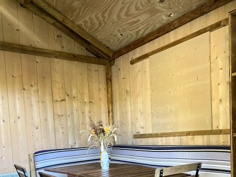 TENTE TOILE ET BOIS 5 personnes - Cabane Lodge 3 Pièces 5 personnes