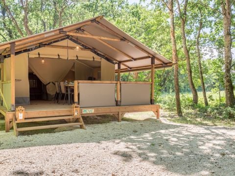 CANVAS AND WOOD TENT 5 people - LODGE KENYA without sanitary facilities