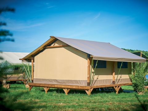 CANVAS AND WOOD TENT 5 people - LODGE KENYA without sanitary facilities