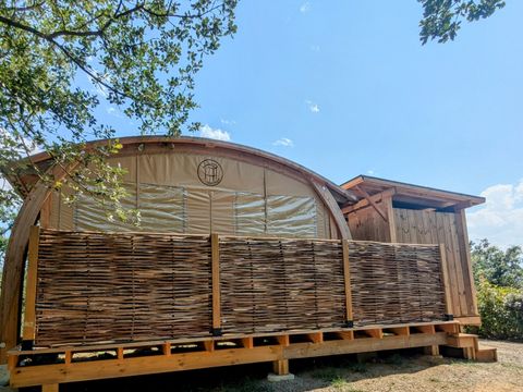 TENTE TOILE ET BOIS 2 personnes - Cabane toilée