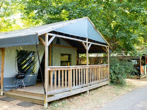 CANVAS AND WOOD TENT 4 people - Glamping tent Vitrac