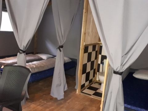 CANVAS AND WOOD TENT 4 people - Glamping tent Vitrac