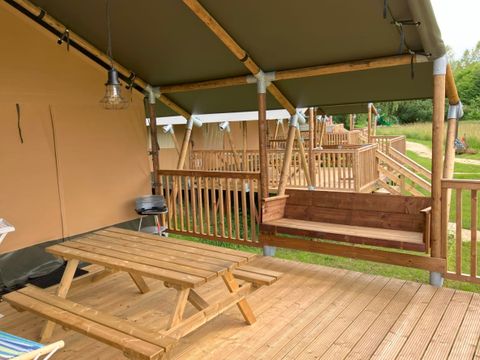 CANVAS AND WOOD TENT 6 people - Safari Tent Beautiful view