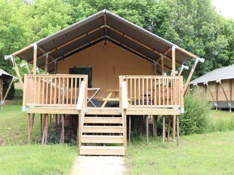 CANVAS AND WOOD TENT 6 people - Safari Tent Beautiful view