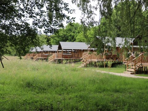 CANVAS AND WOOD TENT 6 people - Safari Tent Beautiful view