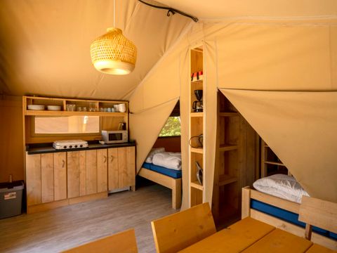 CANVAS AND WOOD TENT 5 people - Sagelat safari tent