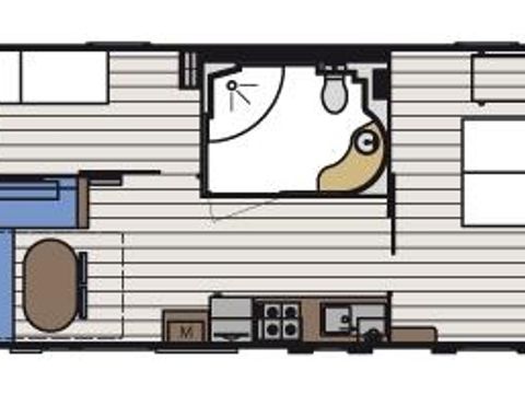 MOBILE HOME 6 people - PRM comfort