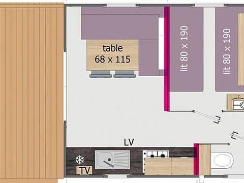 MOBILE HOME 4 people - High Comfort