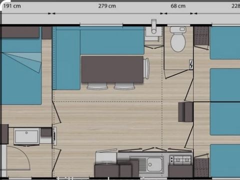 MOBILE HOME 8 people - Mobilehome COMFORT 3 bedrooms 29m² - mobile home