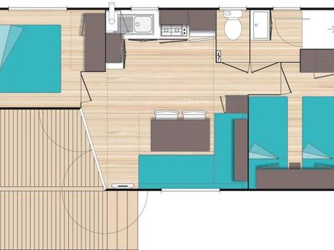 MOBILE HOME 5 people - Mobile home 5 persons