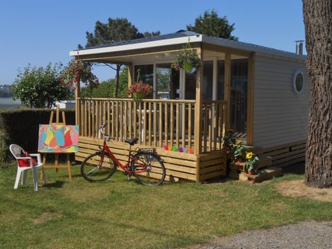 MOBILHOME 4 personnes - MOBILE HOME PANORAMA 25 M² avec terrasse couverte