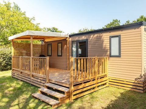 MOBILHOME 6 personnes - Mobil-home | Premium Azure | 2 Ch. | 4/6 Pers. | Terrasse surélevée | Clim.