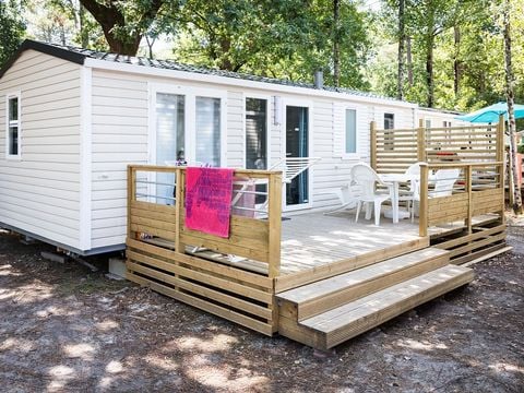 MOBILE HOME 6 people - Comfort XL | 2 Bedrooms | 4/6 Pers | Terrace with roof overhang, not covered | Air conditioning | TV