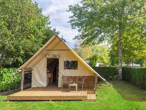 TENTE TOILE ET BOIS 4 personnes - Tente Eco Lodge | 2 Ch. | 3/4 Pers. | Sans SDB