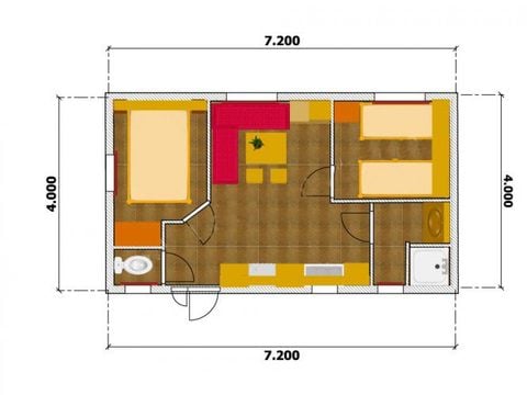 MOBILE HOME 4 people - 4 people