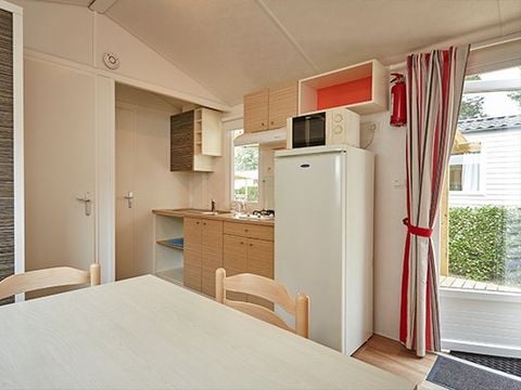 MOBILHOME 2 personnes - Classic | 1 Ch. | 2 Pers. | Terrasse surélevée | TV