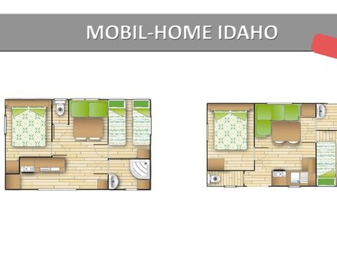 MOBILHOME 4 personnes - IDAHO. ECO