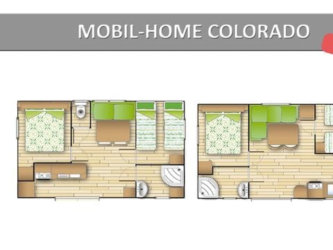 MOBILHOME 6 personnes - COLORADO. ECO