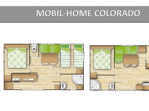 MOBILHOME 6 personnes - COLORADO ECO