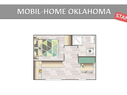 MOBILHOME 4 personnes - OKLAHOMA STANDARD