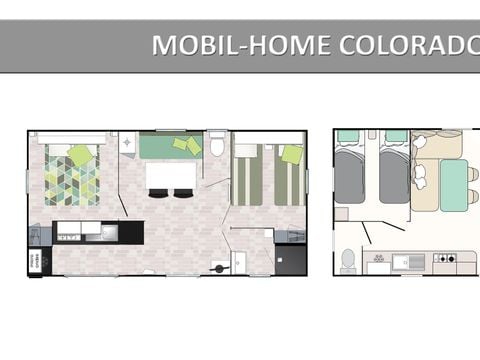 MOBILHOME 6 personnes - COLORADO. CONFORT