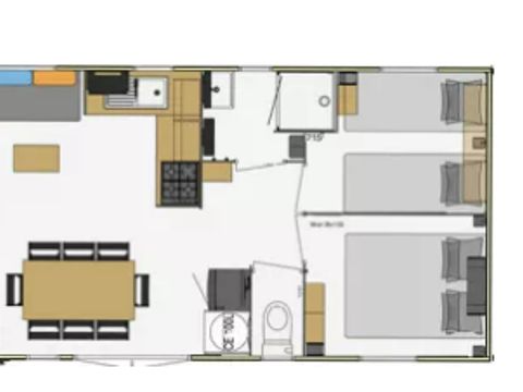 MOBILE HOME 8 people - QUATRO PREMIUM JACUZZI