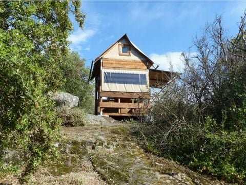 TENTE TOILE ET BOIS 2 personnes - BIVOUAC TENTE SMALL sans sanitaires