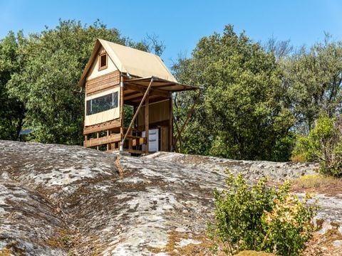 TENTE TOILE ET BOIS 2 personnes - BIVOUAC TENTE SMALL sans sanitaires