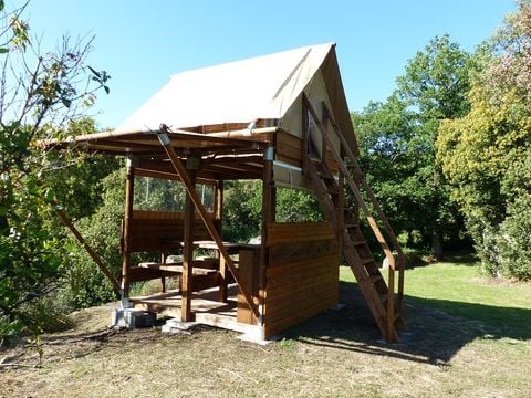 TENTE TOILE ET BOIS 2 personnes - BIVOUAC TENTE SMALL sans sanitaires