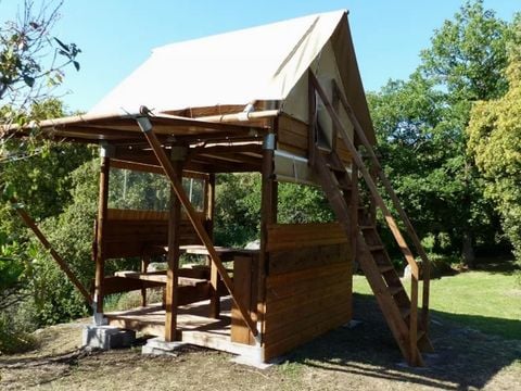 TENTE TOILE ET BOIS 2 personnes - BIVOUAC TENTE SMALL sans sanitaires