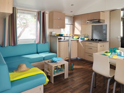 MOBILHOME 4 personnes - Comfort | 2 Ch. | 4 Pers. | Terrasse surélevée | Clim.