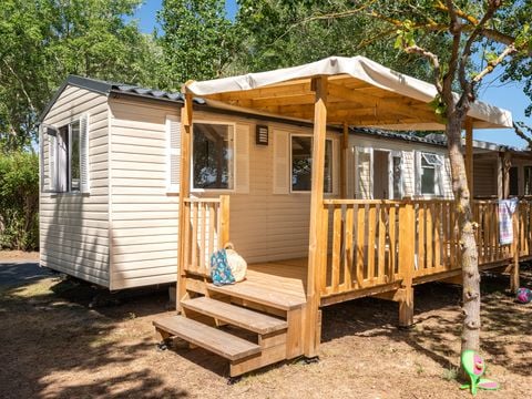 MOBILHOME 4 personnes - Comfort | 2 Ch. | 4 Pers. | Terrasse surélevée | Clim.