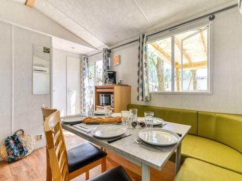 MOBILHOME 4 personnes - Comfort | 2 Ch. | 4 Pers. | Terrasse surélevée | Clim.