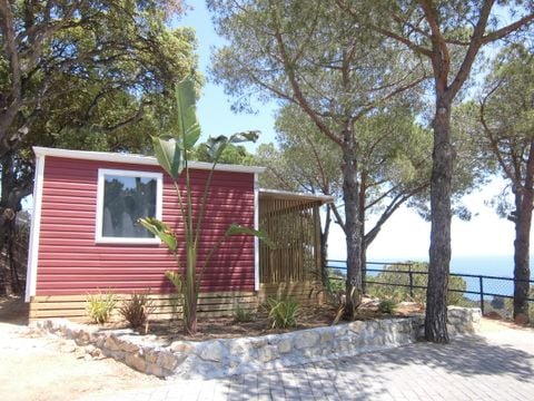 MOBILE HOME 6 people - 6pax 3 bedrooms TV + AC + BBQ +Parking