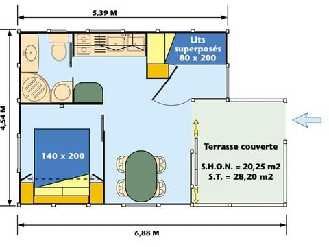 BUNGALOW 4 people - Bungalow 4 persons