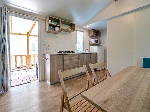 MOBILHOME 6 personnes - Comfort XL | 2 Ch. | 4/6 Pers. | Terrasse surélevée