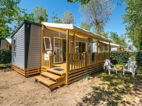 MOBILHOME 6 personnes - Mobil-home | Comfort XL | 2 Ch. | 4/6 Pers. | Terrasse surélevée | Clim.